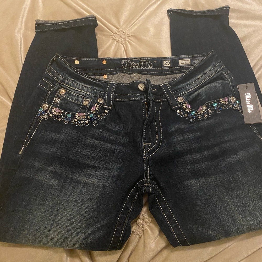 Miss Me ankle jeans new inseam 27